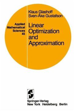 Linear Optimization and Approximation (eBook, PDF) - Glashoff, K.; Gustafson, S. -A.