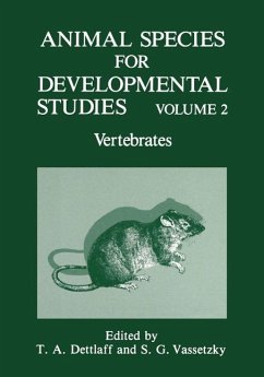 Animal Species For Developmental Studies (eBook, PDF)