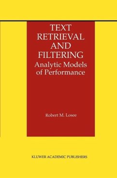 Text Retrieval and Filtering (eBook, PDF) - Losee, Robert M.