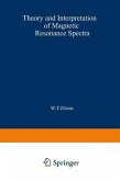 Theory and Interpretation of Magnetic Resonance Spectra (eBook, PDF)
