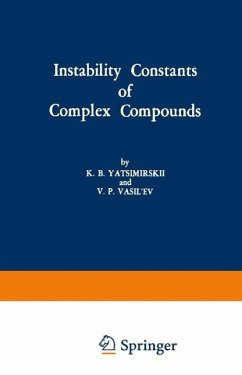 Cover Instability Constants of Complex Compounds (eBook, PDF)