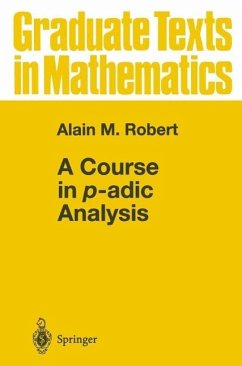Cover A Course in p-adic Analysis (eBook, PDF)