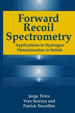 Forward Recoil Spectrometry (eBook, PDF) - Serruys, Y.; Tirira, J.; Trocellier, P.