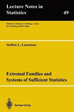 Cover Extremal Families and Systems of Sufficient Statistics (eBook, PDF)