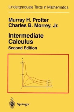 Intermediate Calculus (eBook, PDF) - Protter, Murray H.; Morrey, Charles B. Jr.
