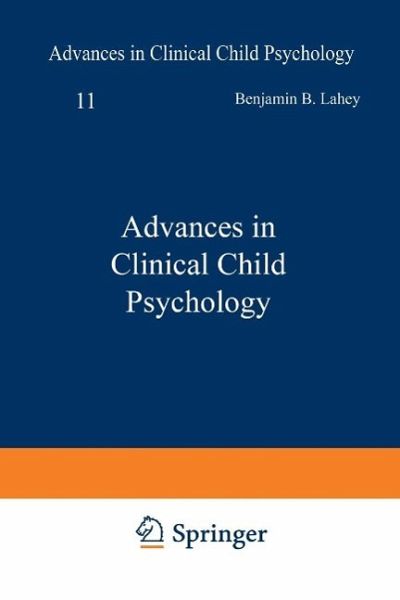 Advances in Clinical Child Psychology (eBook, PDF) Advances in Clinical Child Psychology (eBook, PDF)