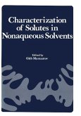 Characterization of Solutes in Nonaqueous Solvents (eBook, PDF)