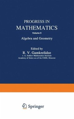 Progress in Mathematics (eBook, PDF) - Gamkrelidze, R. V.