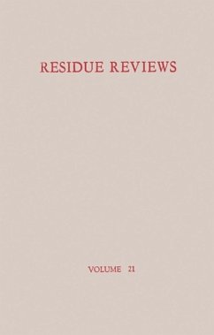 Residue Reviews / Rückstands-Berichte (eBook, PDF) - Gunther, Francis A.