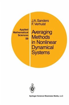 Averaging Methods in Nonlinear Dynamical Systems (eBook, PDF) - Sanders, Jan A.; Verhulst, Ferdinand