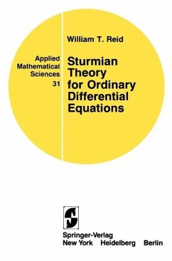 Sturmian Theory for Ordinary Differential Equations (eBook, PDF) - Reid, William T.