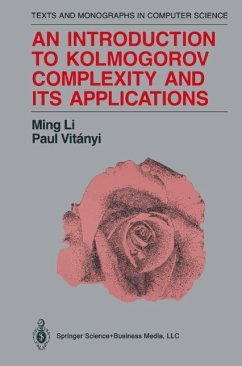 Cover An Introduction to Kolmogorov Complexity and Its Applications (eBook, PDF)