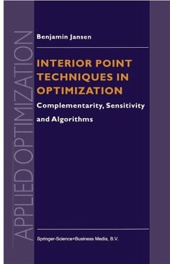 Interior Point Techniques in Optimization (eBook, PDF) - Jansen, B.