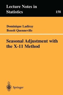 Cover Seasonal Adjustment with the X-11 Method (eBook, PDF)