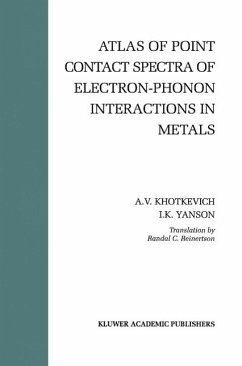 Atlas of Point Contact Spectra of Electron-Phonon Interactions in Metals (eBook, PDF) - Khotkevich, A. V.; Yanson, Igor K.