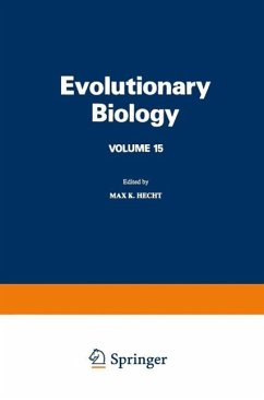 Evolutionary Biology (eBook, PDF) - Hecht, Max K.; Wallace, Bruce; Prance, Ghillean T.