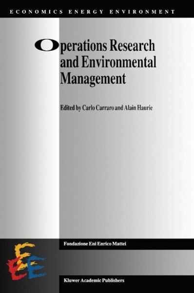 Operations Research and Environmental Management (eBook, PDF) Operations Research and Environmental Management (eBook, PDF)