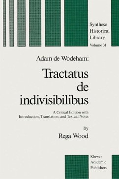 Adam de Wodeham: Tractatus de Indivisibilibus (eBook, PDF)