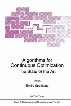 Cover Algorithms for Continuous Optimization (eBook, PDF)