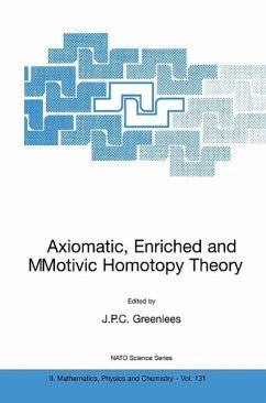 Cover Axiomatic, Enriched and Motivic Homotopy Theory (eBook, PDF)