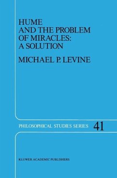 Hume and the Problem of Miracles: A Solution (eBook, PDF) - Levine, M. P.