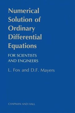 Numerical Solution of Ordinary Differential Equations (eBook, PDF) - Fox, L.