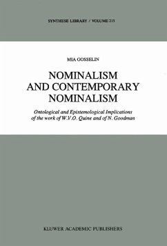Nominalism and Contemporary Nominalism (eBook, PDF) - Gosselin, M.
