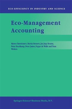 Eco-Management Accounting (eBook, PDF) - Bartolomeo, Matteo; Bennett, M. D.; Bouma, J. J.; Heydkamp, Peter; James, Peter; De Walle, F. B.; Wolters, T. J.