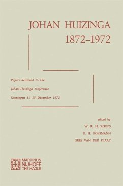 Cover Johan Huizinga 1872-1972 (eBook, PDF)