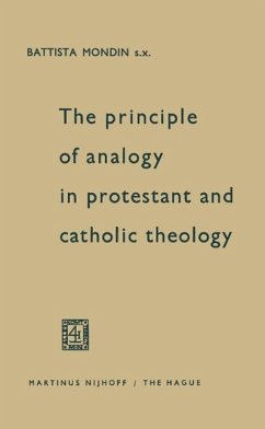 The Principle of Analogy in Protestant and Catholic Theology (eBook, PDF) - Mondin, Battista