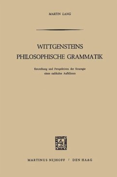 Wittgensteins Philosophische Grammatik (eBook, PDF) - Lang, M.