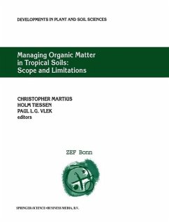 Cover Managing Organic Matter in Tropical Soils: Scope and Limitations (eBook, PDF)