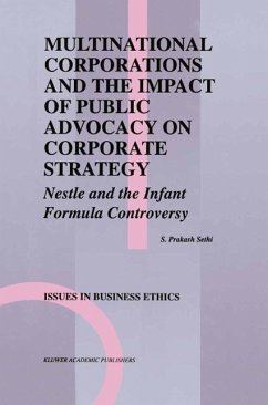 Multinational Corporations and the Impact of Public Advocacy on Corporate Strategy (eBook, PDF) - Sethi, S. Prakash