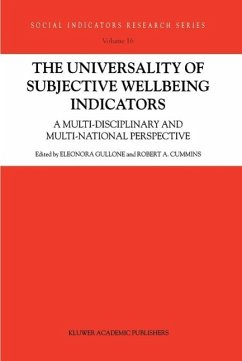 Cover The Universality of Subjective Wellbeing Indicators (eBook, PDF)