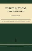 Studies in Syntax and Semantics (eBook, PDF)