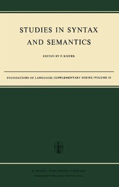 Studies in Syntax and Semantics (eBook, PDF)