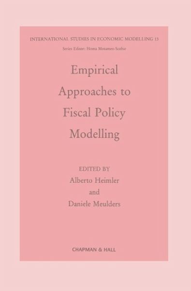 Empirical Approaches to Fiscal Policy Modelling (eBook, PDF)