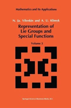 Representation of Lie Groups and Special Functions (eBook, PDF) - Vilenkin, N. Ja.; Klimyk, A. U.