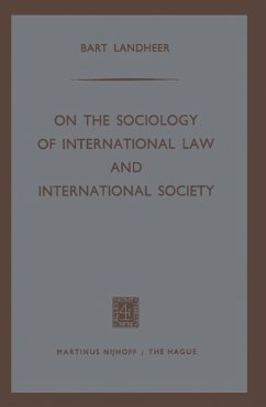 Cover On the Sociology of International Law and International Society (eBook, PDF)