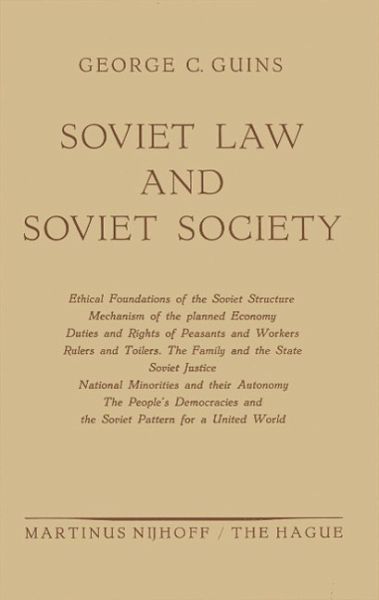 Soviet Law and Soviet Society (eBook, PDF) Soviet Law and Soviet Society (eBook, PDF)