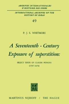 A Seventeenth-Century Exposure of Superstition (eBook, PDF) - Whitmore, P. J. S.