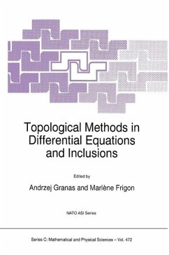 Topological Methods in Differential Equations and Inclusions (eBook, PDF)