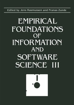 Empirical Foundations of Information and Software Science III (eBook, PDF)