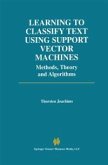 Learning to Classify Text Using Support Vector Machines (eBook, PDF)
