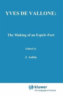 Yves de Vallone: The Making of an Esprit-Fort (eBook, PDF) - O'Higgins, James