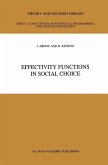 Effectivity Functions in Social Choice (eBook, PDF)