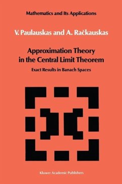 Approximation Theory in the Central Limit Theorem (eBook, PDF) - Paulauskas, V.; Rackauskas, A.