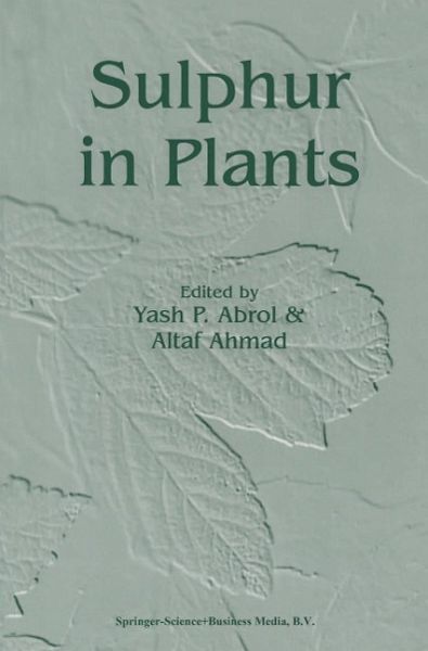 Sulphur in Plants (eBook, PDF)