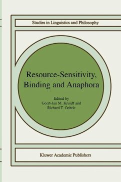 Cover Resource-Sensitivity, Binding and Anaphora (eBook, PDF)