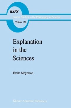 Explanation in the Sciences (eBook, PDF) - Meyerson, Émile